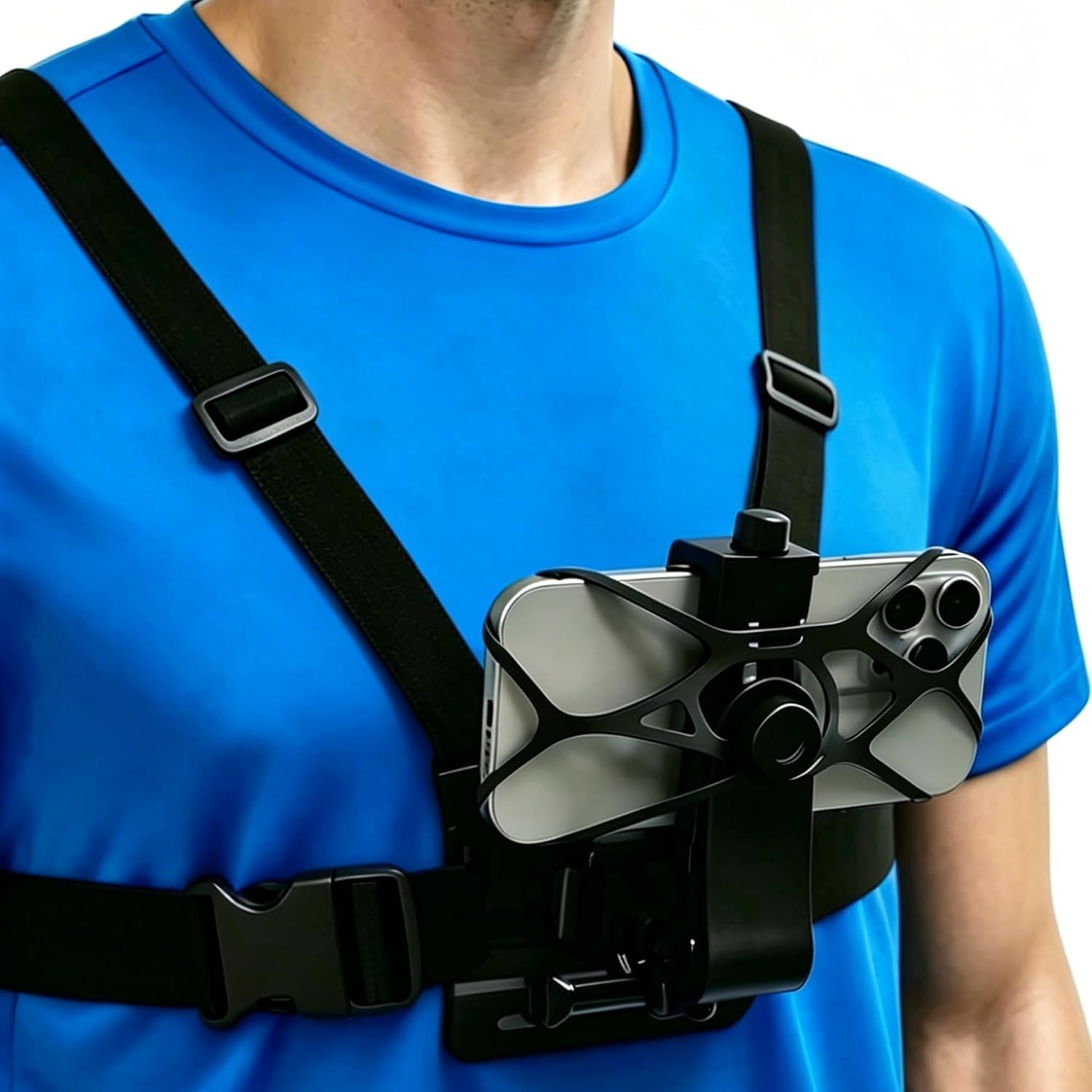 Chest Phone Holder Chest Strap Harness Mount Head Strap Holder Kit for GoPro-image-37