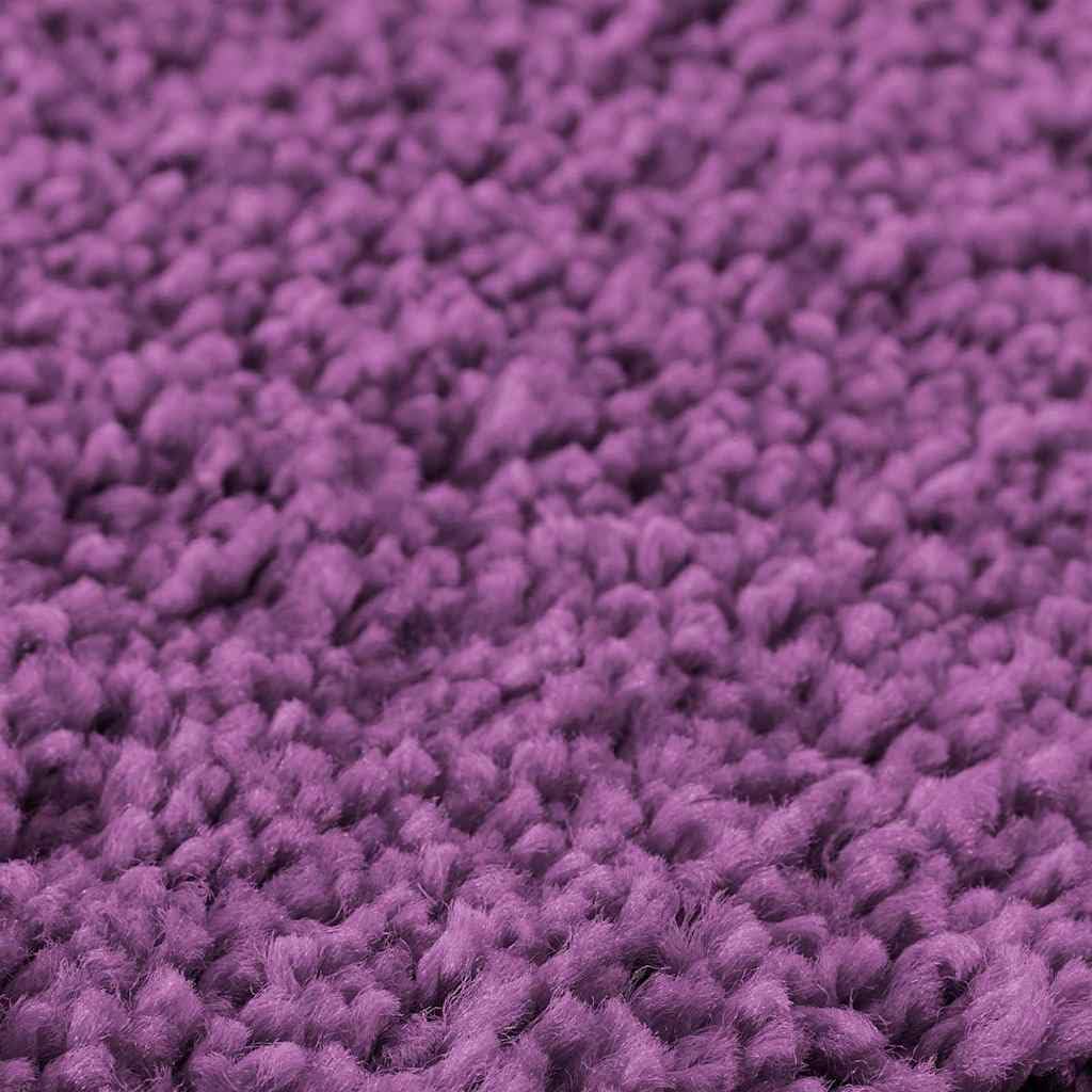 Rutschfeste Badmatte Lila 70 x 120 cm PP mit Latex Rückseite, Waschbar, Schnelltrocknend, Weich und Flauschig, Für Bad, Dusche, WC, Gästebad, Komfort und Sicherheit im Innenbereich