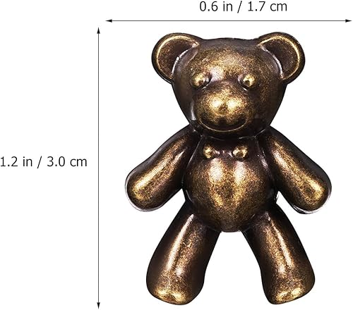 Miniatura 7 de Botones de mezclilla, botón desmontable para apretar la cintura, tensor de cintura de pantalón de aleación, lindo clip de hebilla de oso, clips