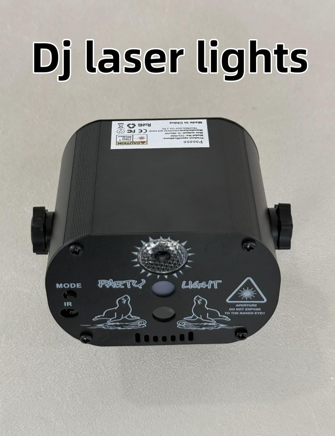 POCOCO Disco Stage Party Laser Lights Karaoke Pub KTV Bar Dance Laser Light Sound Activated - Theatrical Stage Lighting Apparatus for Indoor Party