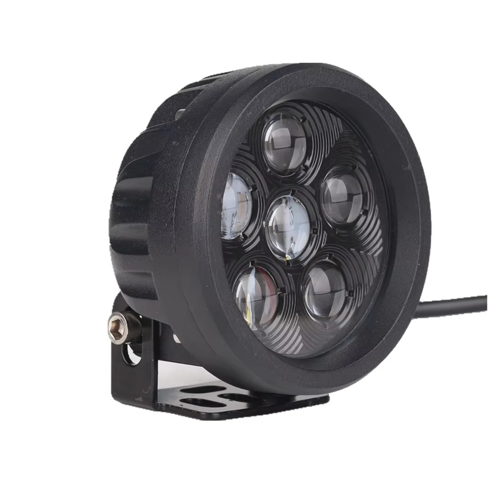 Generico Faro anteriore Per Jeep SUV ATV Barche Auto Camion 4D 3,5 Pollici 18W Proiettore A LED Rotondo Luci Da Lavoro Offroad Pod Spotlight Fari Anteriori Auto(2 pcs 18W)