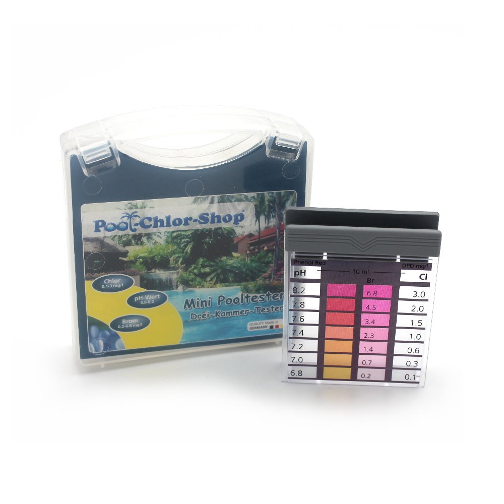 Pool Power Mini Tester Per Piscina - Kit Monouso Per Test Cloro E PH (1 Pezzo)