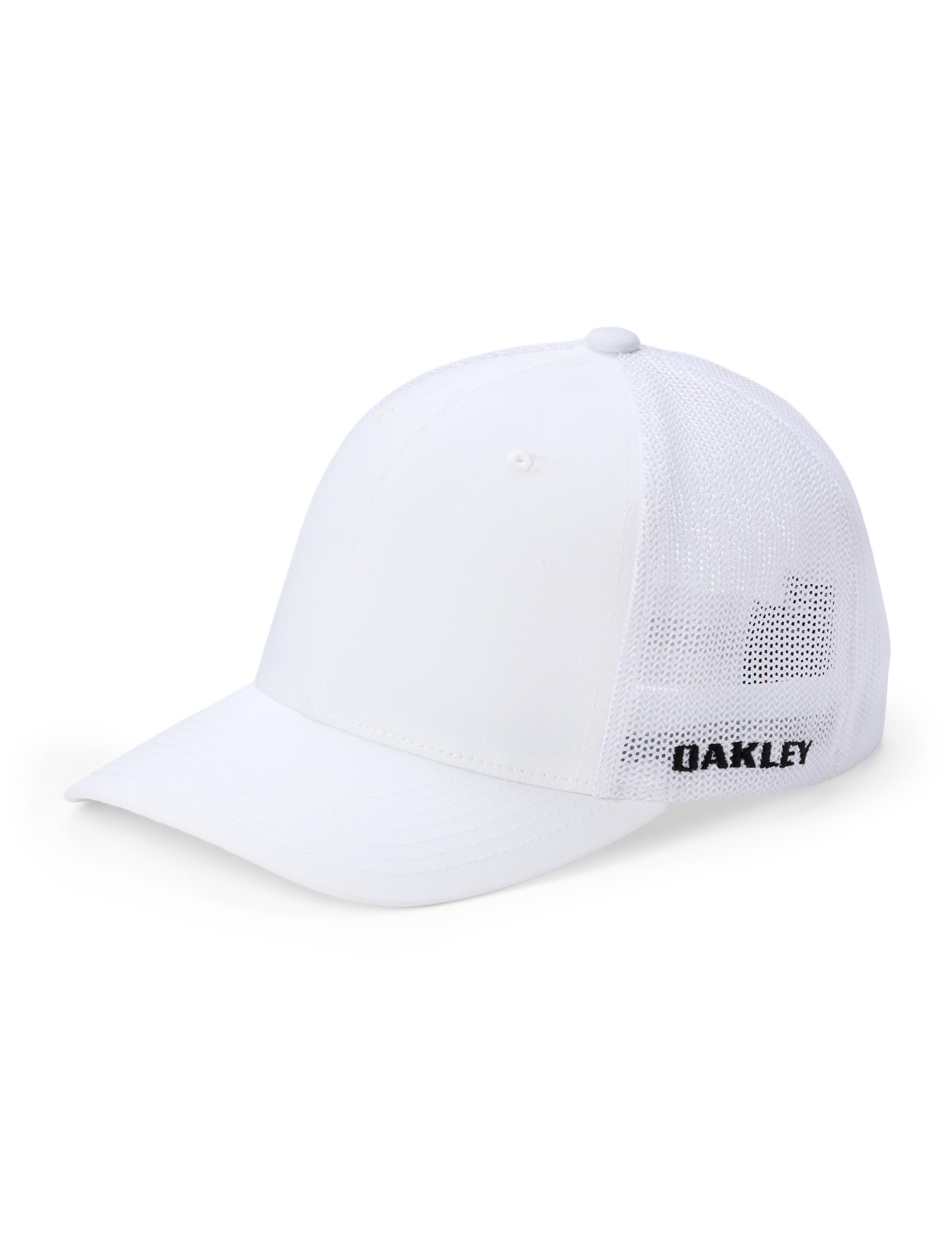 Oakley Men's Golf Cresting Trucker Hat, White, X-Large