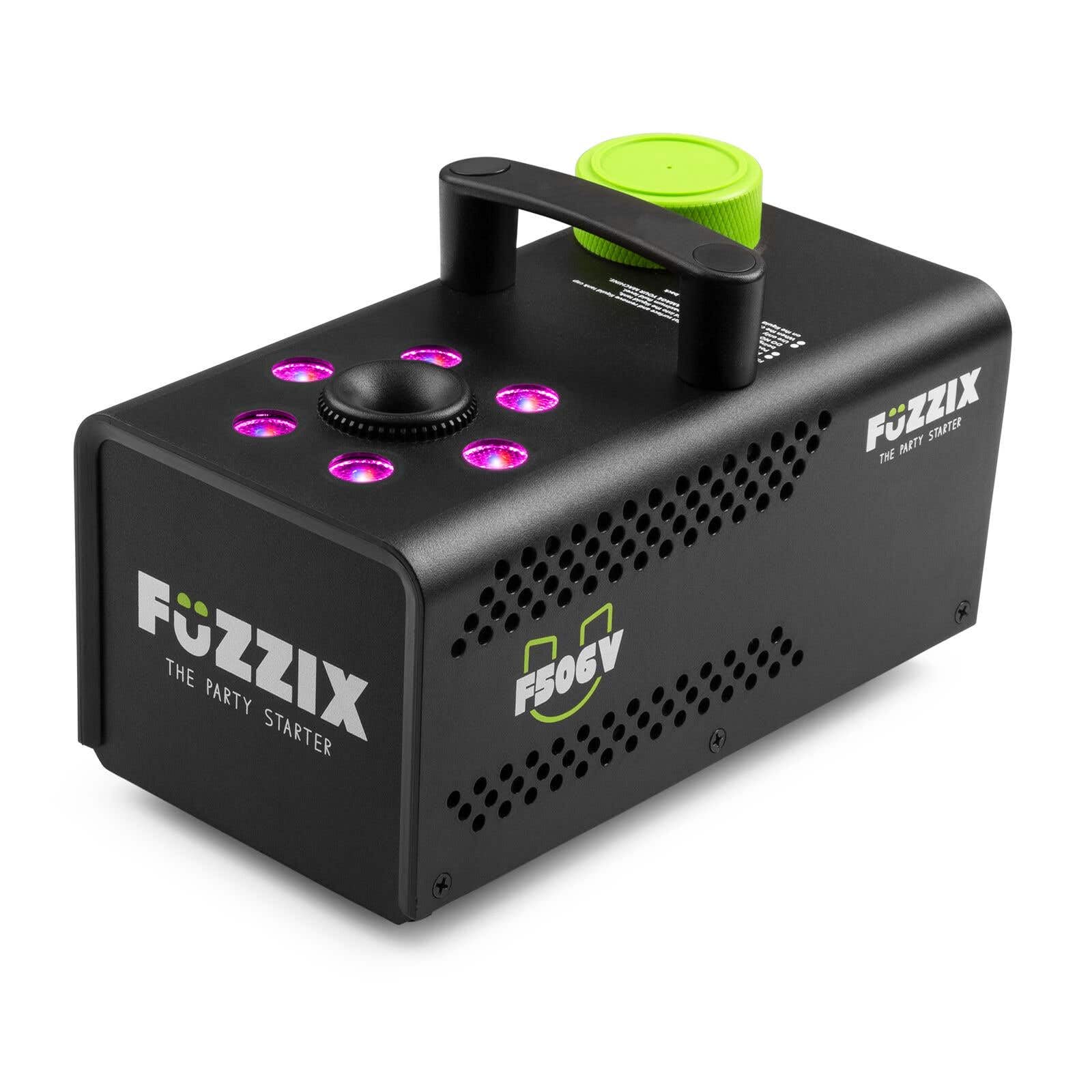 Fuzzix F506V - Vertikale Nebelmaschine Mini mit Fernbedienung & LED Lichteffekt, 5L Nebelfluid, Smoke Machine mit 500 Watt, Rauchmaschine Party für Hochzeiten, Nebelmaschine Halloween, Fog Machine
