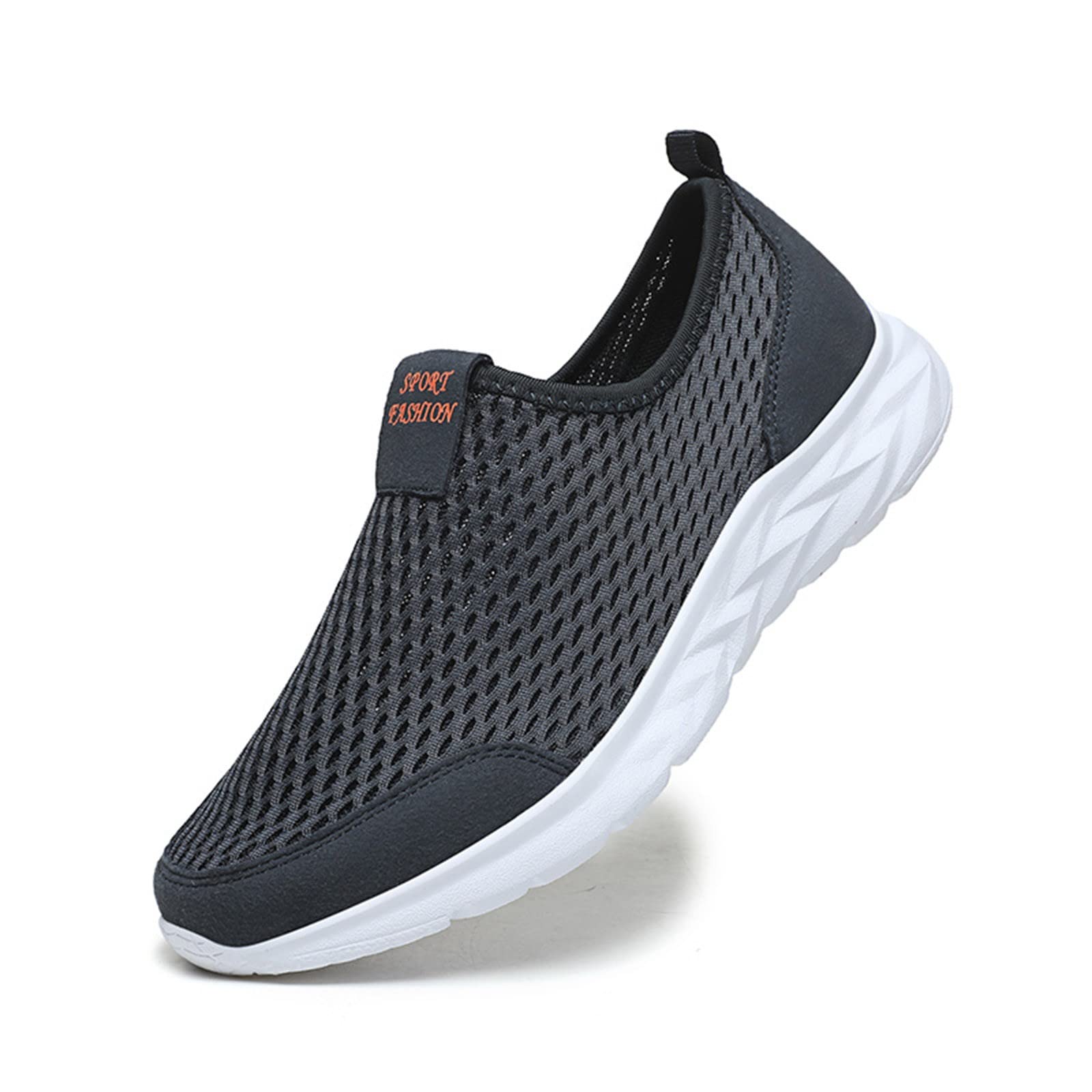 Scarpe casual senza lacci, traspiranti, scarpe estive in rete, comode scarpe da corsa, antiscivolo, per attività all'aria aperta, casual, da trekking, sportive, da jogging