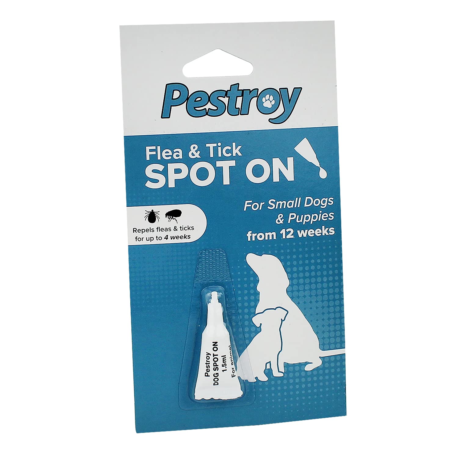 Guaranteed4Less PESTROY SPOT ON Puppy Small Dogs Flea Tick Repel Safe Treatment Pet (1 Packet)