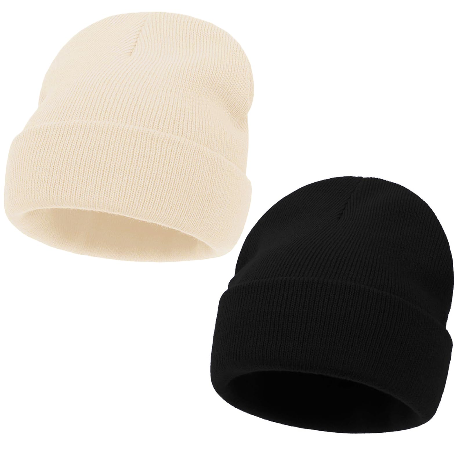 Kids Beanie Boys Girls Winter Hats Children Cuffed Knit Warm Skull Caps
