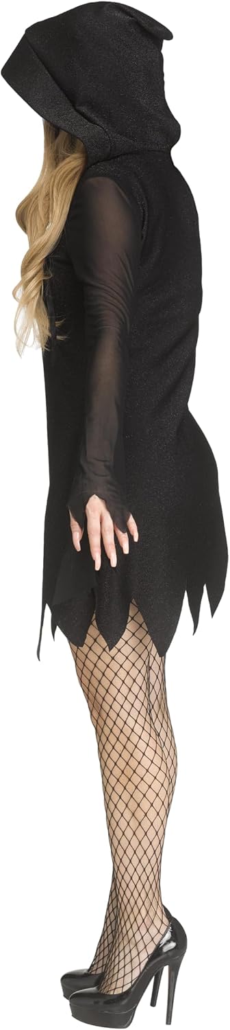 Fun World Womens' Ghost Face Deluxe Bling Dress Costume, Small