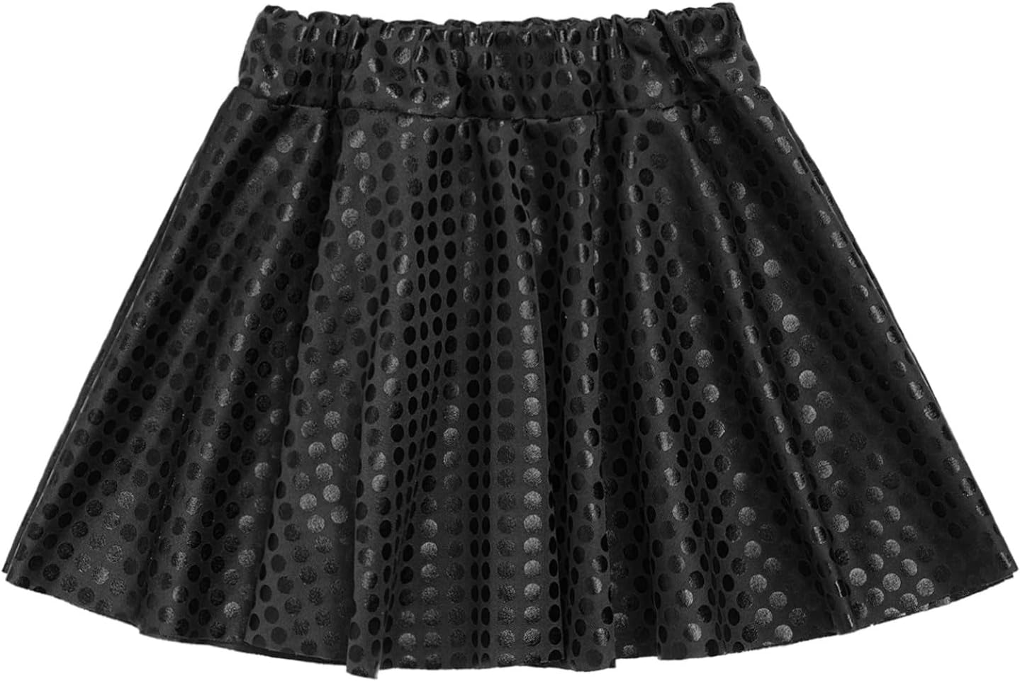 Kids Girls A-line Skirt Dance Miniskirt for Skating Cheerleading Stage Performance