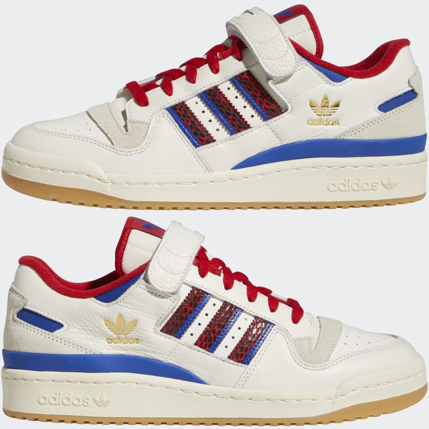 Image of adidas Forum 84 Low Mens Shoes Size 13, Color: Off White /Scarlet /Collegiate Royal-White