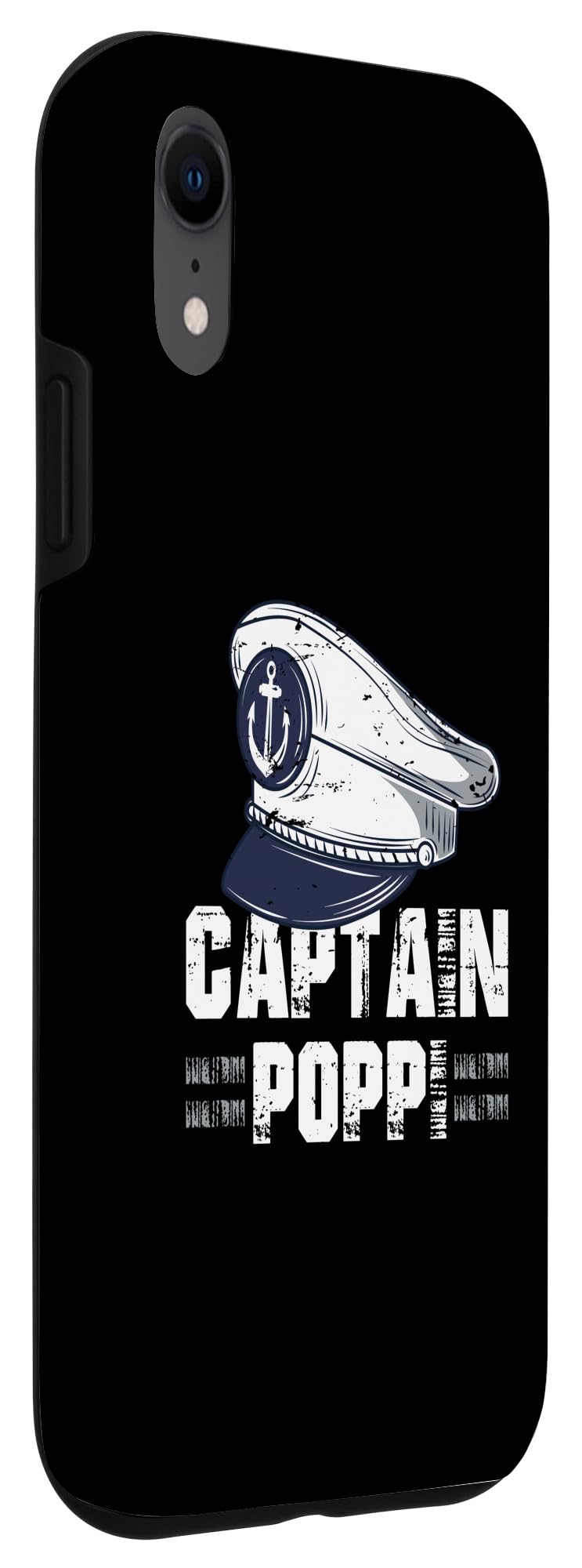 iPhone XR Captain Poppi Sailing Captain Hat Boat Owner Boating Sailer Case - Image 3
