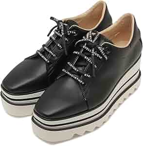 ステラマッカートニー エリス 厚底 シューズ 36 ブラック 箱あり ステラマッカートニー シューズ 36 - 黒 36サイズステラマッカートニー