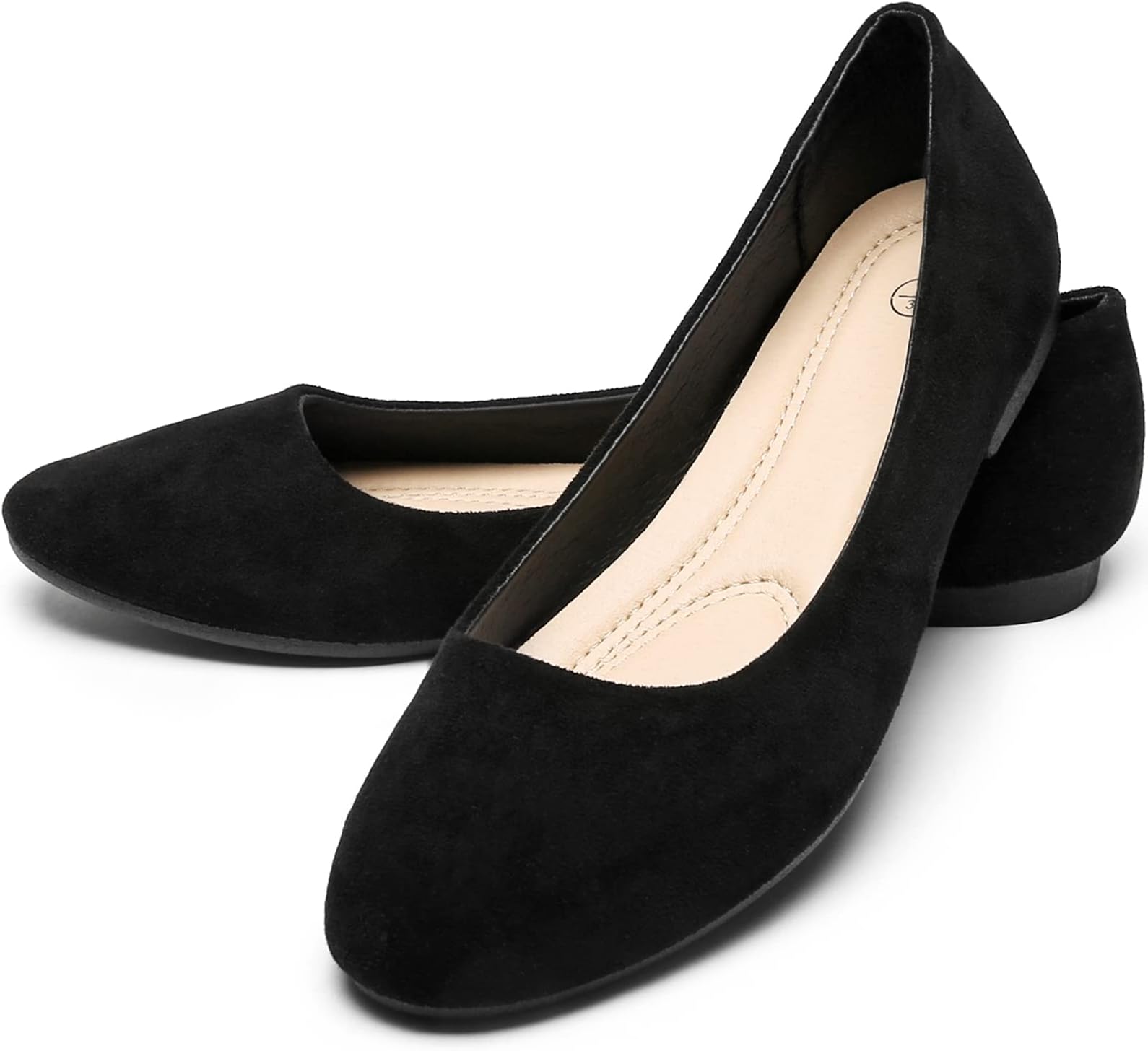 black flats dress shoes