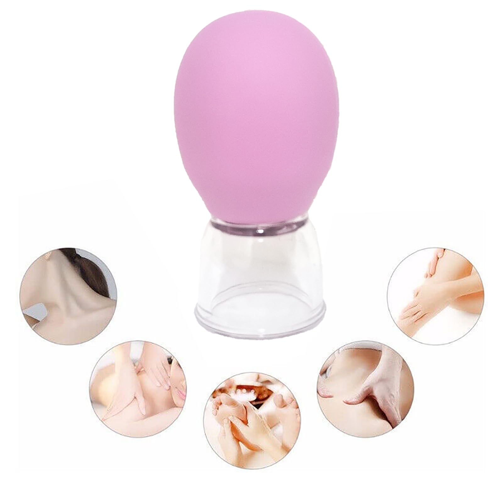 Jesakmie 4pcs Pink Nipple Corrector for Flat Inverted Nipples for Breastfeeding Mother or Women Vacuum Cup