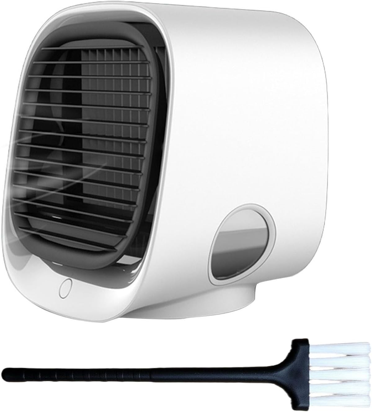 Airabreeze Portable Air Conditioner, 2025 New Portable Fan Humidifier & Scent Dispenser, With Tank & Led Nightlight, 4 Speed Settings, Cooling In 90 Seconds for Bedroom, Office And Camping (White)