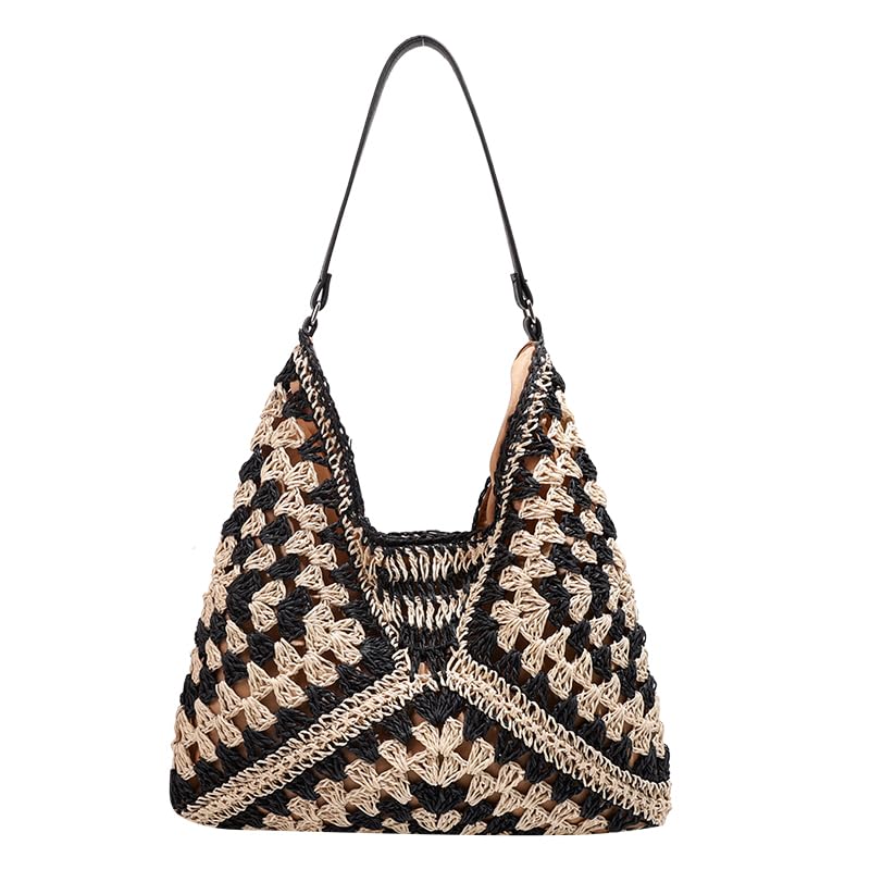 UKETO Bolsa de playa para mujer, artículos esenciales para vacaciones, bolsos de playa, bolsas de hombro, bolsa de compras plegable reutilizable, bolsa de mujer para picnic, piscina, gimnasio, viajes,