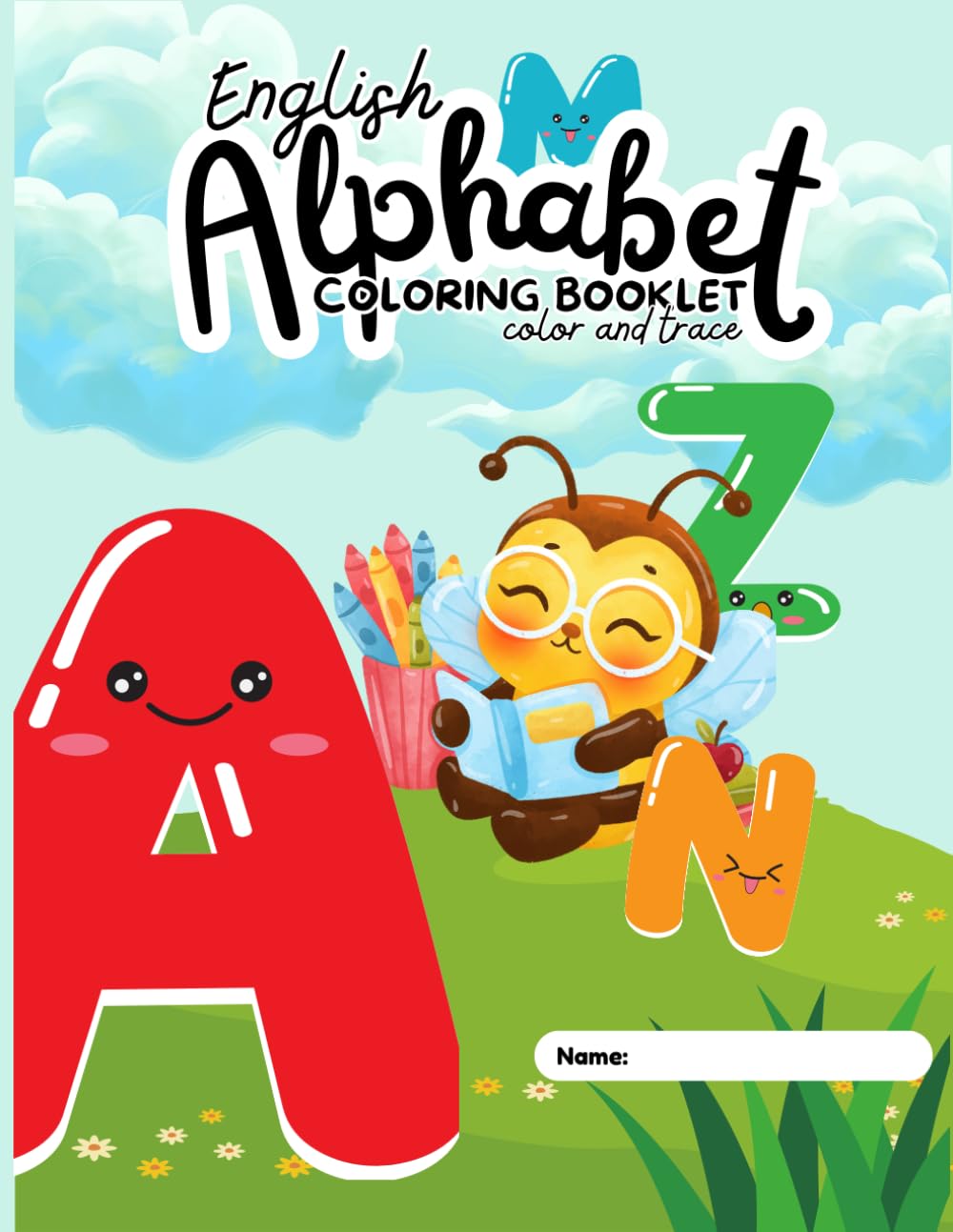 ABC Animal Colouring Book: A Fun Way to Learn and Trace the Alphabet!: "Perfect for Preschoolers and Early Elementary Students"