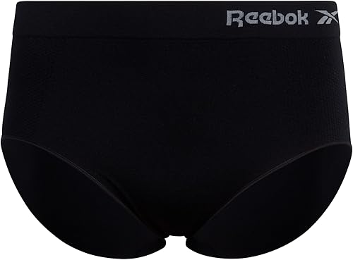 Miniatura 4 de Reebok Womens Briefs - 6 Pack Performance High Waisted Seamless Underwear for Women (Sizes S-XL, Extended Plus Size 1X-3X)