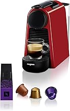 Magimix Machine à Café Nespresso Essenza Mini Rouge Cafetière à Capsules 11366