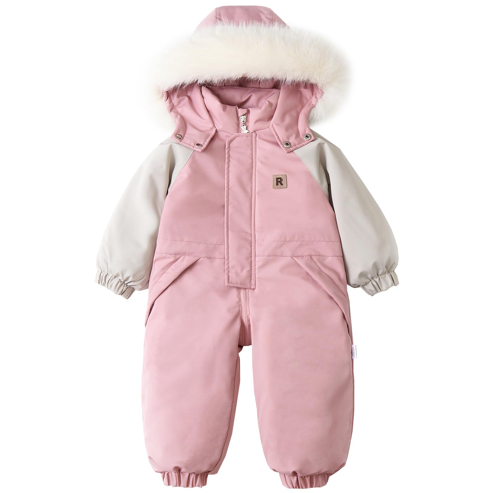 Traje de Nieve para Bebé Niño y Niña Traje de Una Pieza con Capucha Disfraz Mono de Invierno