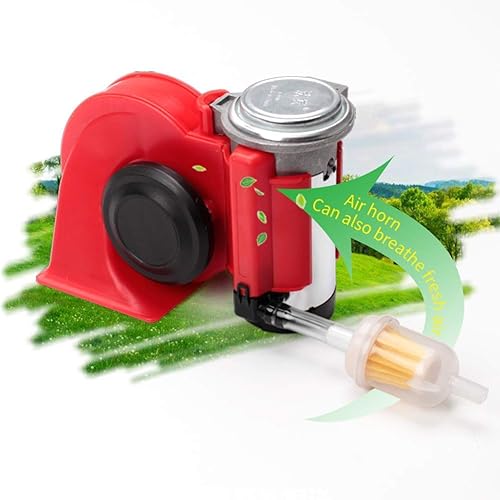 Miniatura 3 de FARBIN Kit de bocina de coche de 12 V 150 db bocina de aire fuerte con compresor, bocina compacta con arnés de relé y 2 cables de arnés de conector