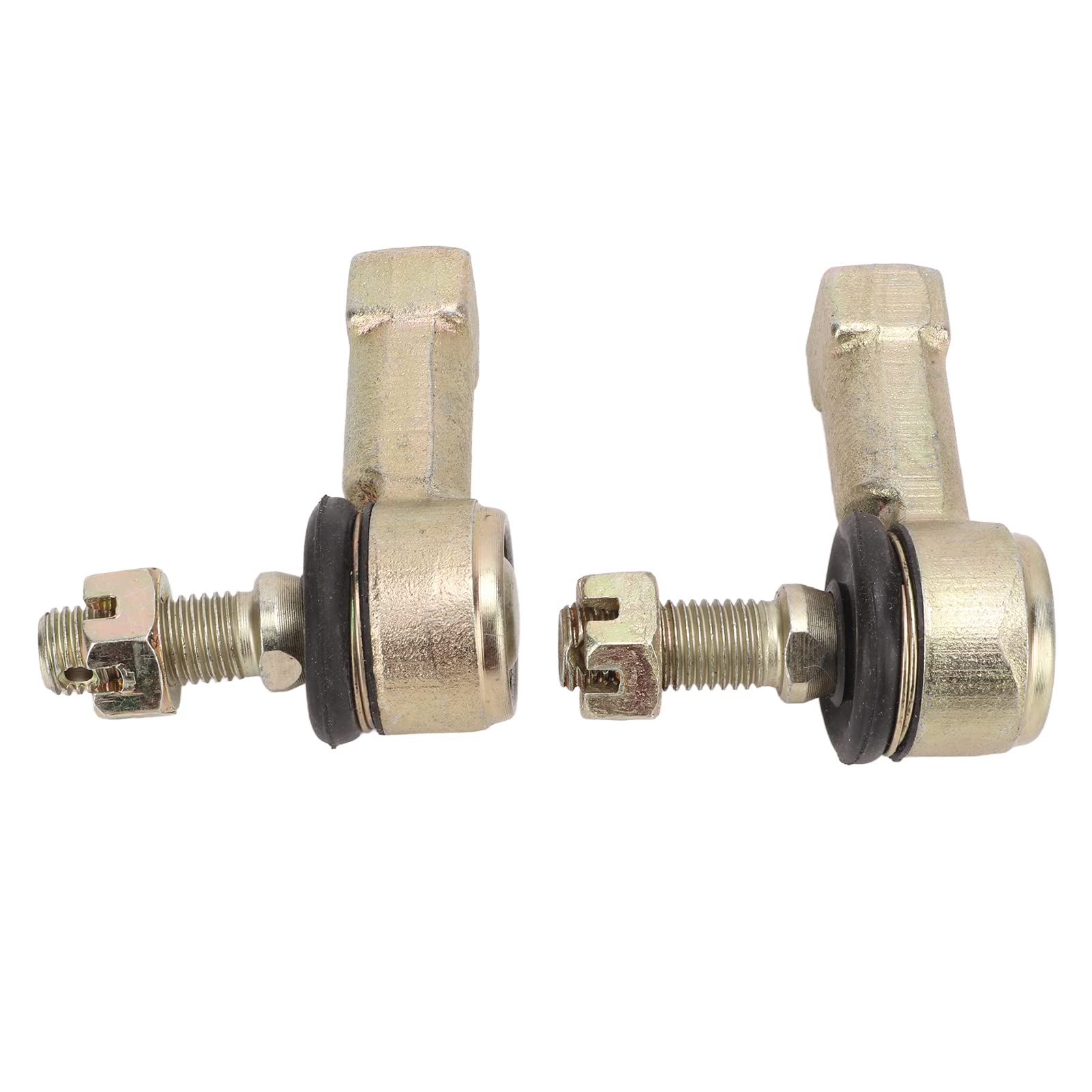 Embout de Biellette de Direction, Kit de Rotules D'extrémité de Biellette de Direction M12 Caoutchouc de Rechange en Acier Chromé pour Outlander 1000 500 570 650 800R L 450