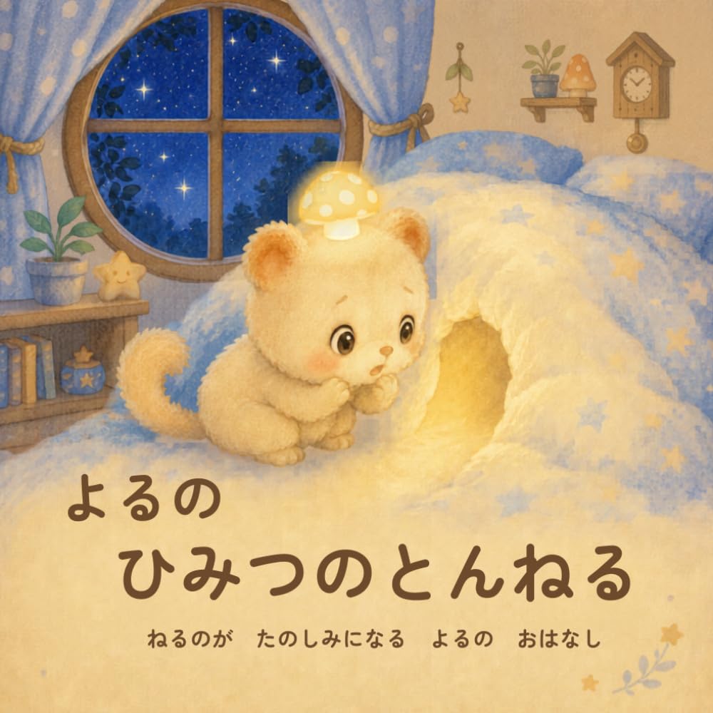 よるのひみつのとんねる: ねるのが　たのしみなる　よるの　おはなし