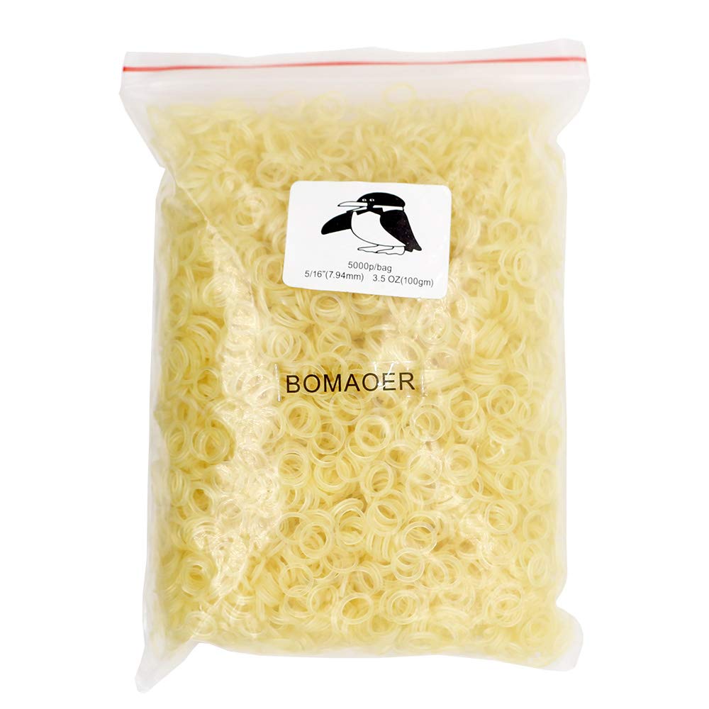 5000pcs Yellow - Orthodontic Elastic -For Braces - Dental Rubber Bands 5/16" 3.5oz penguin
