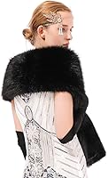 Vista 65 de Dikoaina Bufanda de piel sintética de invierno para mujer Blanco