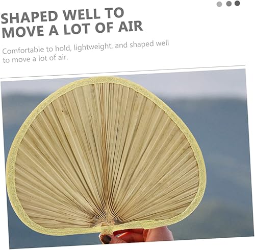 Miniatura 8 de LIFKOME Abanicos asiáticos de decoración para decoración del hogar, boda, decoración africana, ventilador de mano para sala de estar, ventilador de