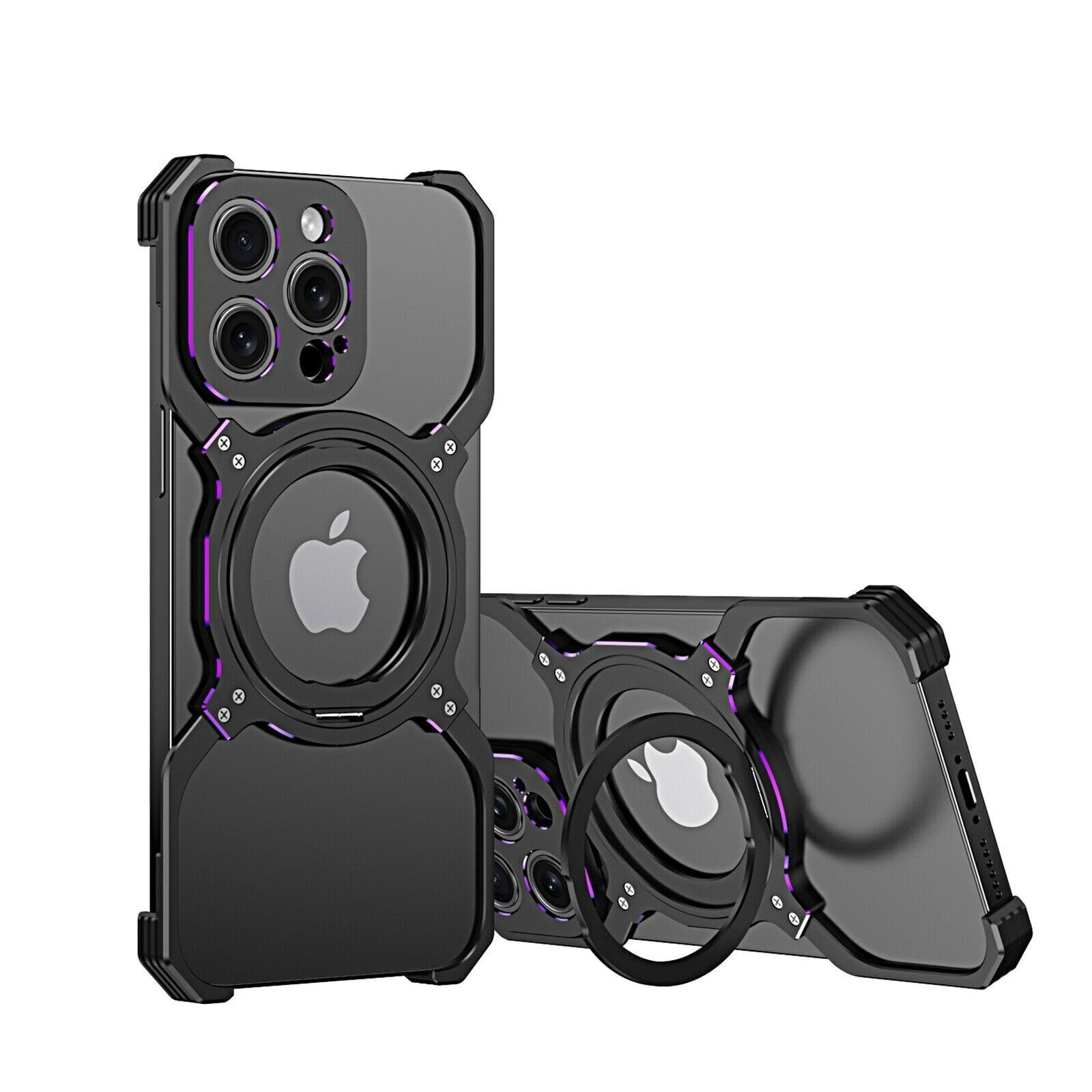 Coque iPhone 13 Pro Max sans bordure résout la surchauffe avec support - 8