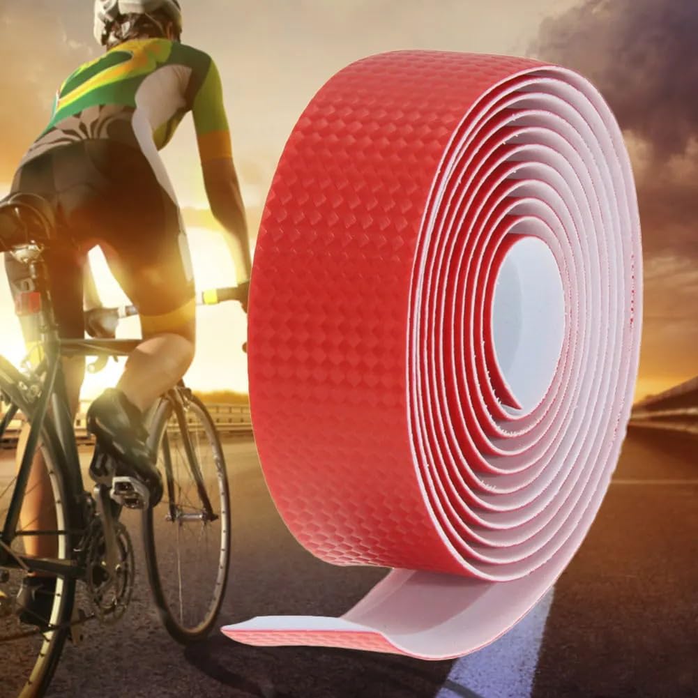 Nastro per Manubrio Bicicletta, 1 Paio di Nastri for Manubrio da Bici Corsa, for, for Mani, Accessori for Bicicletta(White)