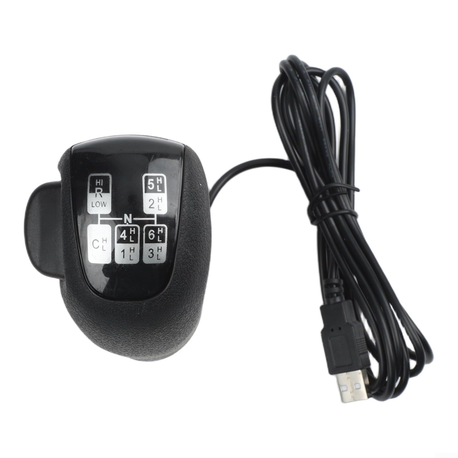 Nexbrill Pommeau de levier de vitesse USB pour simulateur de vitesse de camion Logitech G923 G29 G27 G25 TH8A - Résistant à l'usure - Accessoire de simulateur de course pour ETS2 pour ATS, facile et