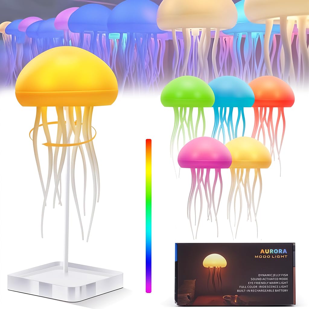 Buy ELEPHANTBOAT® Cotton LED Jellyfish Lamp With Moving Tentacles