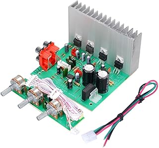 DX-418 Powerful 60W Subwoofer Amplifier Board High 2.1 Channel 60Wx3 Power Amplifier Plate for DIY Speaker System DX-418 2.1 Channel Amplifier