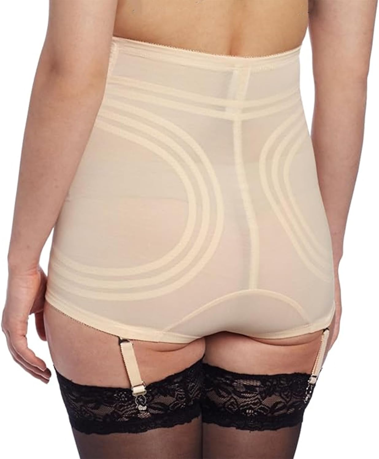 Rago Style 6109 | High Waist Panty Girdle with Detachable Garters | Firm Shaping Support | Full Coverage | Made in USA