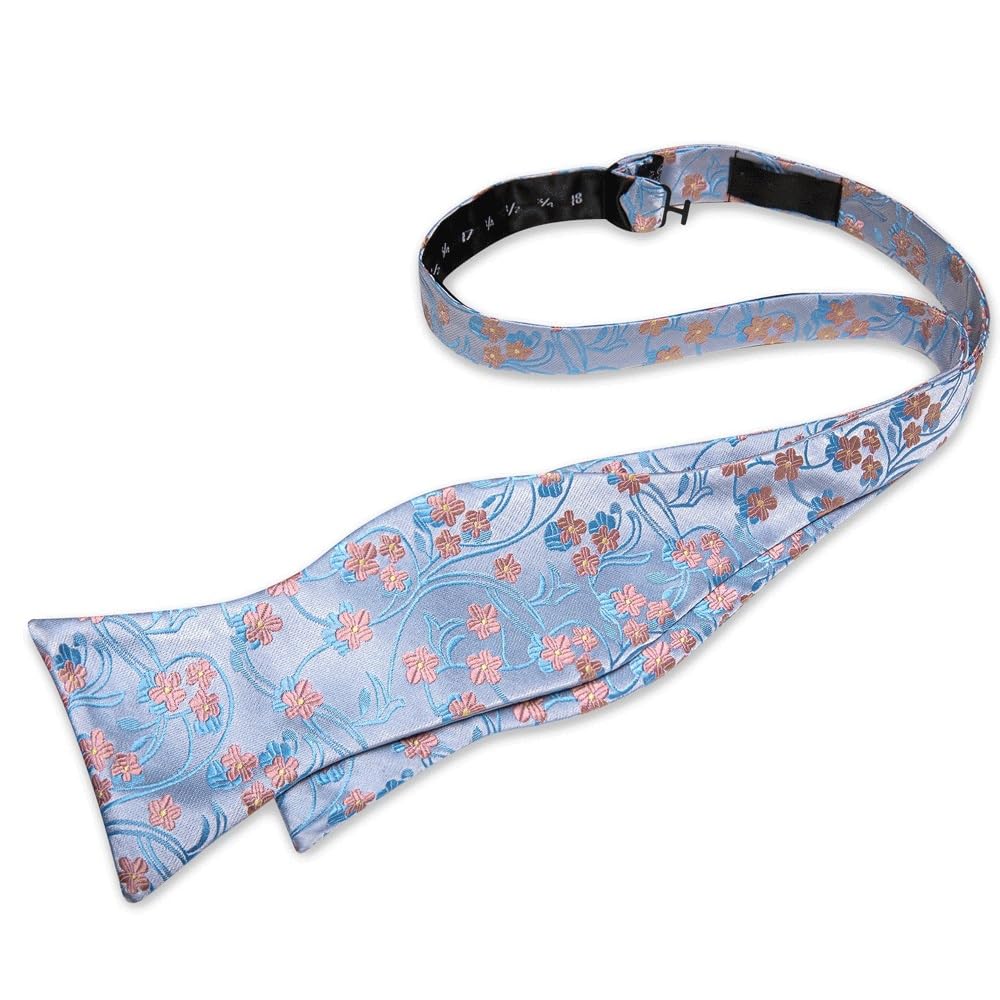 Corbatas de Boda para Atar, Accesorios para Hombre, Gemelos, pañuelo, Broche y Pajarita (Gris, como se Muestra)