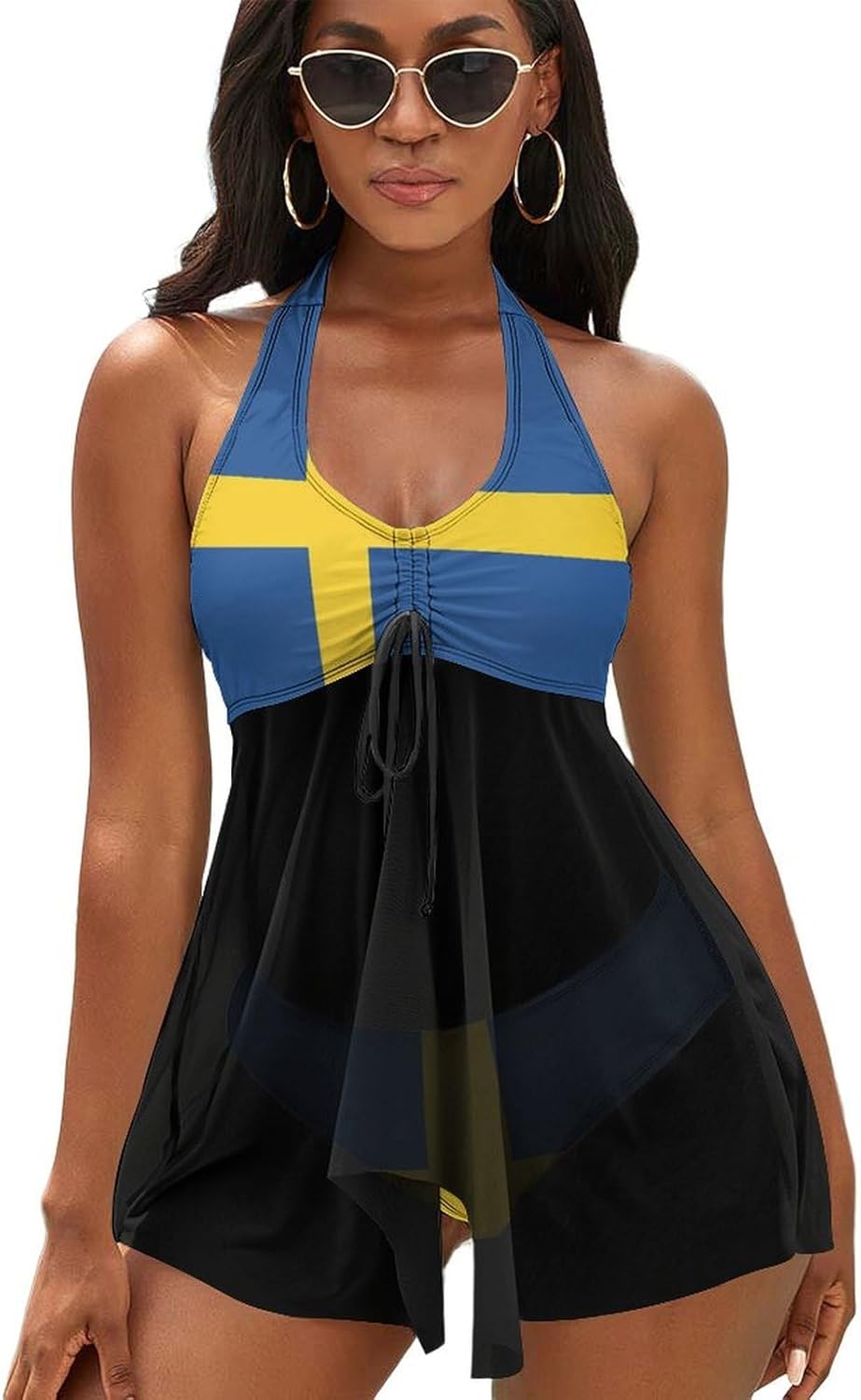 Women's Swimsuit Tatarstan Flag Two-Piece Swimwear Sets Swimsuits