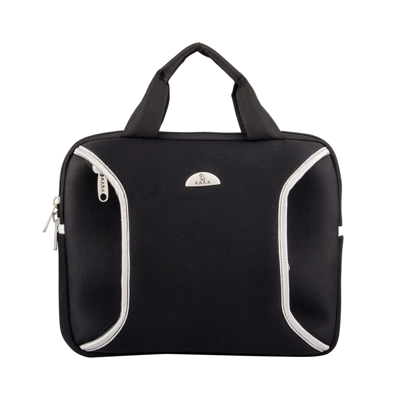 KARA Unisex Black Laptop Bag Sleeves with Handle Case Cover Pouch for 14" Inch Laptop Protective Bag for Men and Women (B09L8DPS6V) Amazon Price History, Amazon Price Tracker