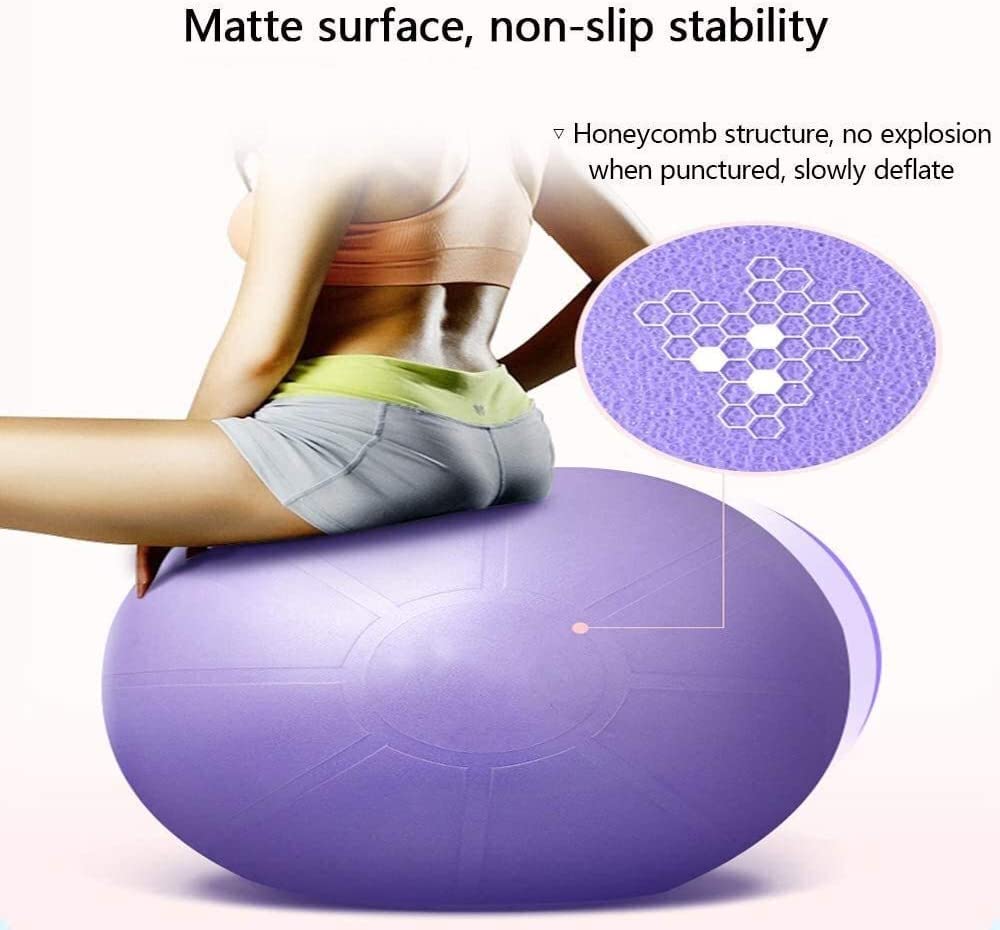 WDX- Palla for il fitness Palla for pilates Palla for yoga Palla for il parto con pompa ad aria, Palla for l'assistenza al parto for l'equilibrio fitness 'ufficio della palestra domestica perdere peso