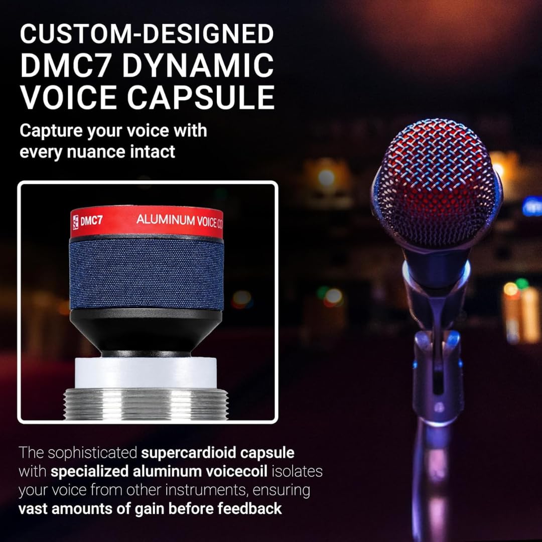 Amazon.com: SE ELECTRONICS V7 Push-to-Talk Dynamic Microphone for