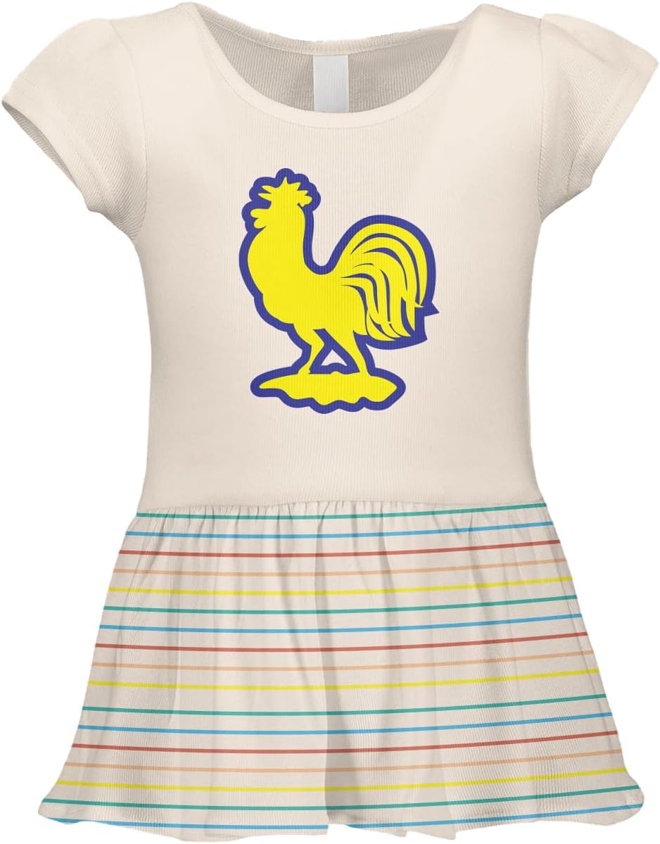 Haase Unlimited France Soccer French Futbol Badge Infant/Toddler Baby Rib Dress