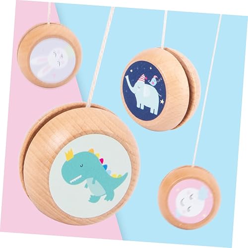 Miniatura 7 de 2pcs Kids Juggling Toy Yoyo Playing Game Professional Yoyo Wood Yoyo Kids Toys for Boys Kids Yoyo Transaxle Yoyo Mini Wood - Chinese Yoyo Trick Yos