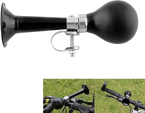 Miniatura 5 de Bocina de aire de bicicleta, campana de bicicleta, manillar de bicicleta de bicicleta de ciclismo retro, campana de bocina de aire fuerte, alarma de