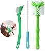 Cepillo limpiador de procesador, compatible con Thermomix, verde, material ABS, incluye mango, adecuado para cocinas domésticas y restaurantes 3