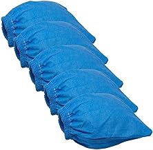 Bolsa de filtro textil para aspiradoras secas Parkside 1200 1250 1300 A1 B2 C3 E4 F5, lavable, protege el motor, paquete de 5, color azul