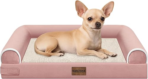 Miniatura 92 de Cama grande para perros ortopédica lavable: camas con almohada XL para perros grandes, sofá de espuma viscoelástica, impermeable, funda extraíble