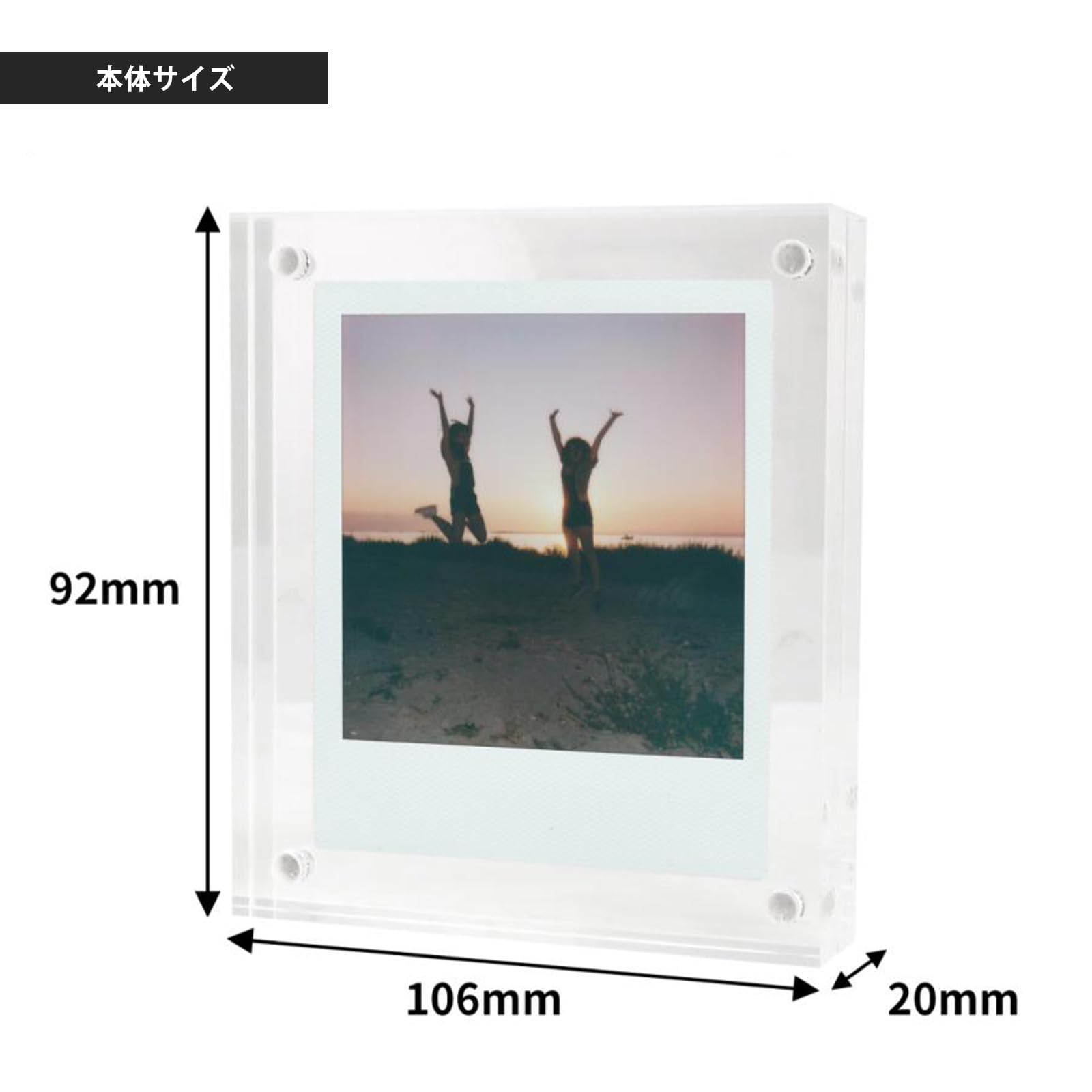 Amazon.co.jp: BBEST アクリルフォトフレーム instax SQUARE対応