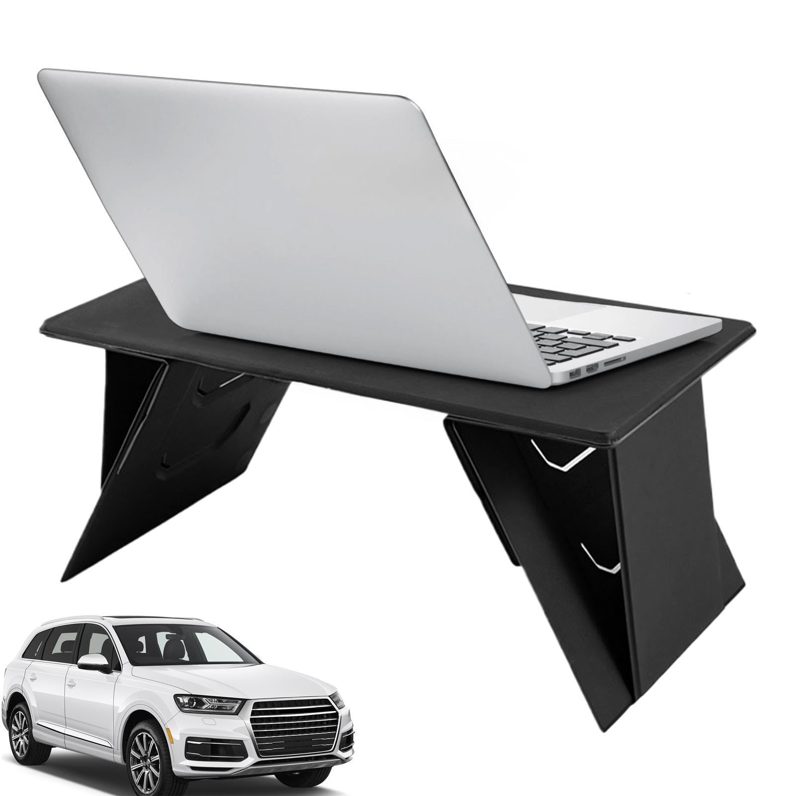 Vassoio da Volante Supporto Pieghevole per Laptop Auto | Vassoio Porta Cibo per Auto Ideale per Autisti, Pendolari, Viaggi, Camper, SUV, Furgoni, Trattori, Lunghi Spostamenti