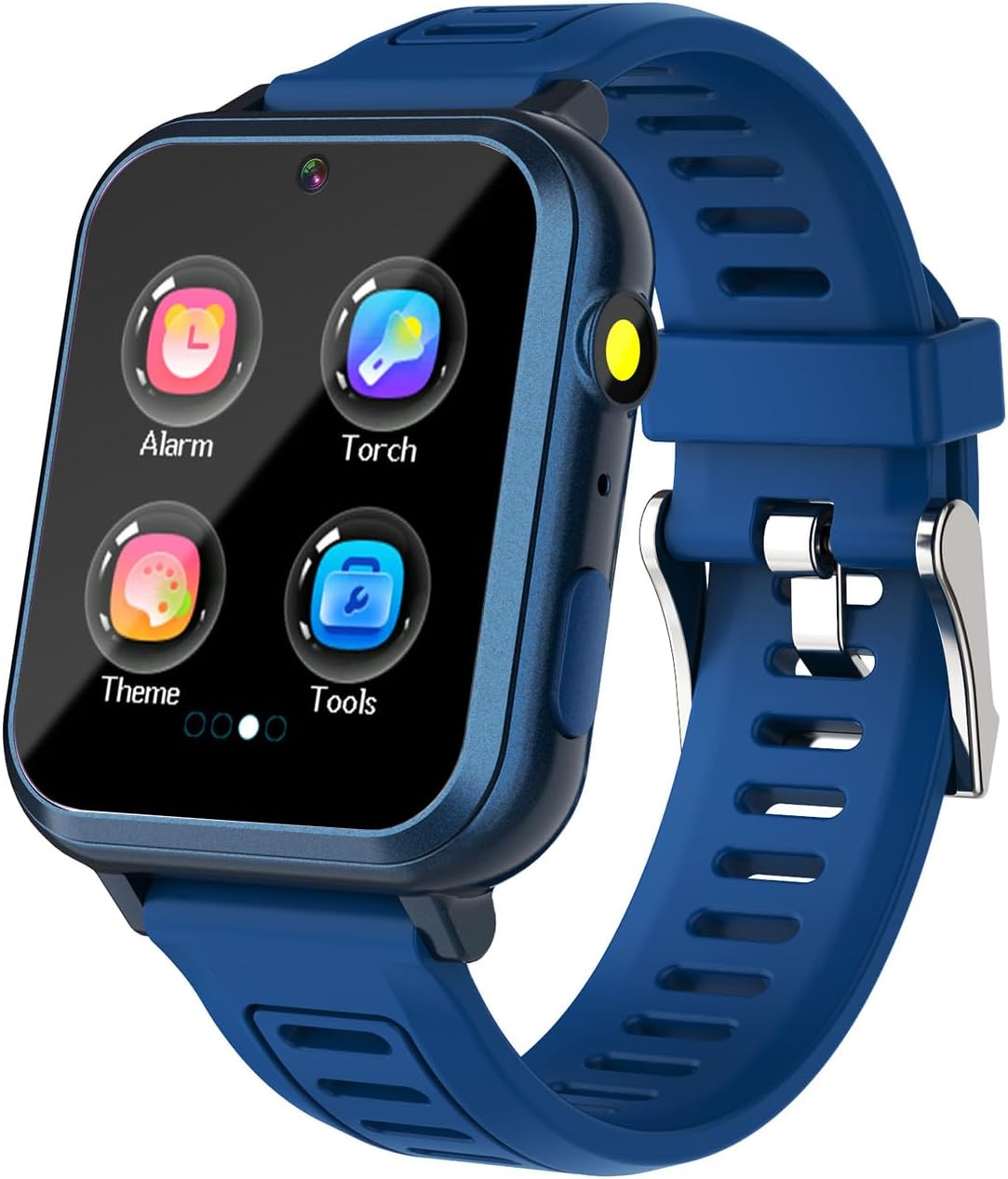 Smart Watch for Kids Game Watch with 39 Educational Games HD Camera, Habit Tracking, Music, Alarm Clock, Calculator, Calendar, Flashlight, Suitable for Children's Toys Aged 3-12 (Blue)
